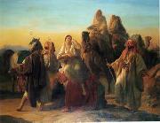 Arab or Arabic people and life. Orientalism oil paintings  443, unknow artist